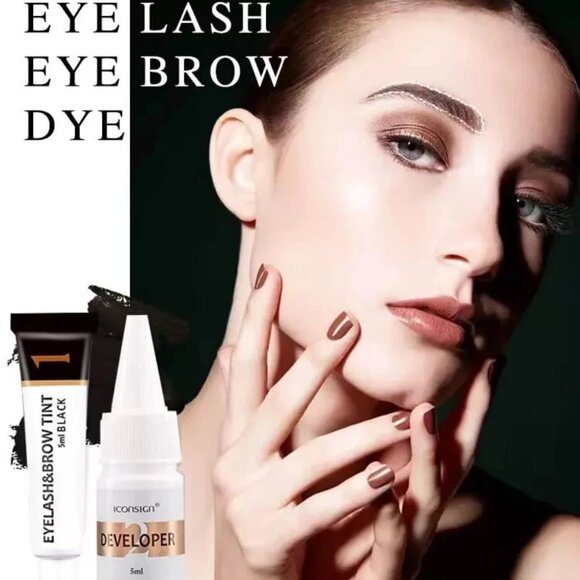 ICONSIGN Eyelash & Eyebrow Dye Tint, Black - Picture 6 of 8